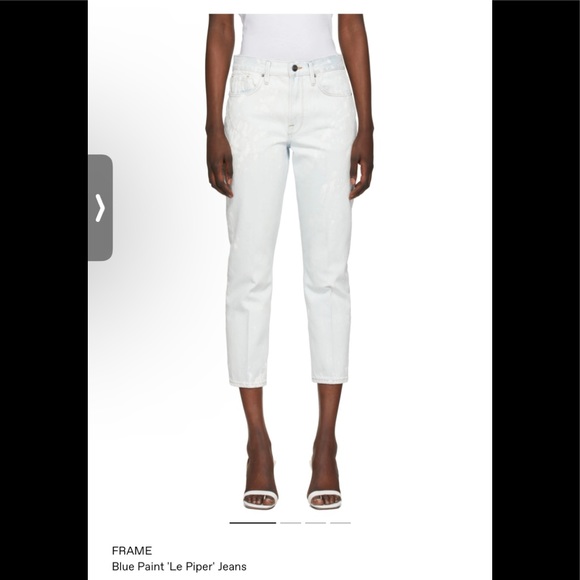 Frame Blue Paint “Le Piper” Jeans - Picture 1 of 8